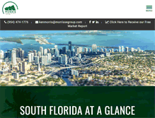 Tablet Screenshot of morrissegroup.com